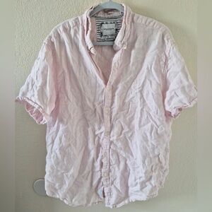 Denim & Flower Ricky Singh Light Pink Casual Button Down Shirt